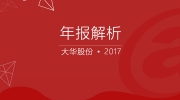 大华股份2017年报解析：保持高增长精准投入未来